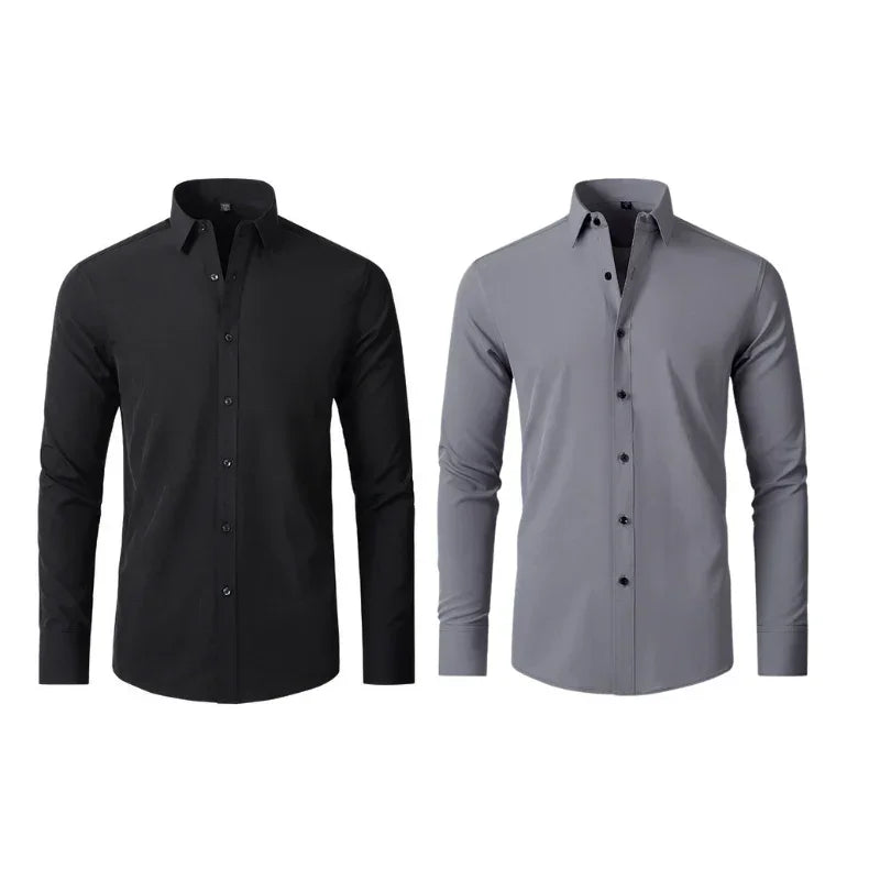 COMPRE 1 LEVE 2 | Camisa Social Ultra Elastech Anti amassados